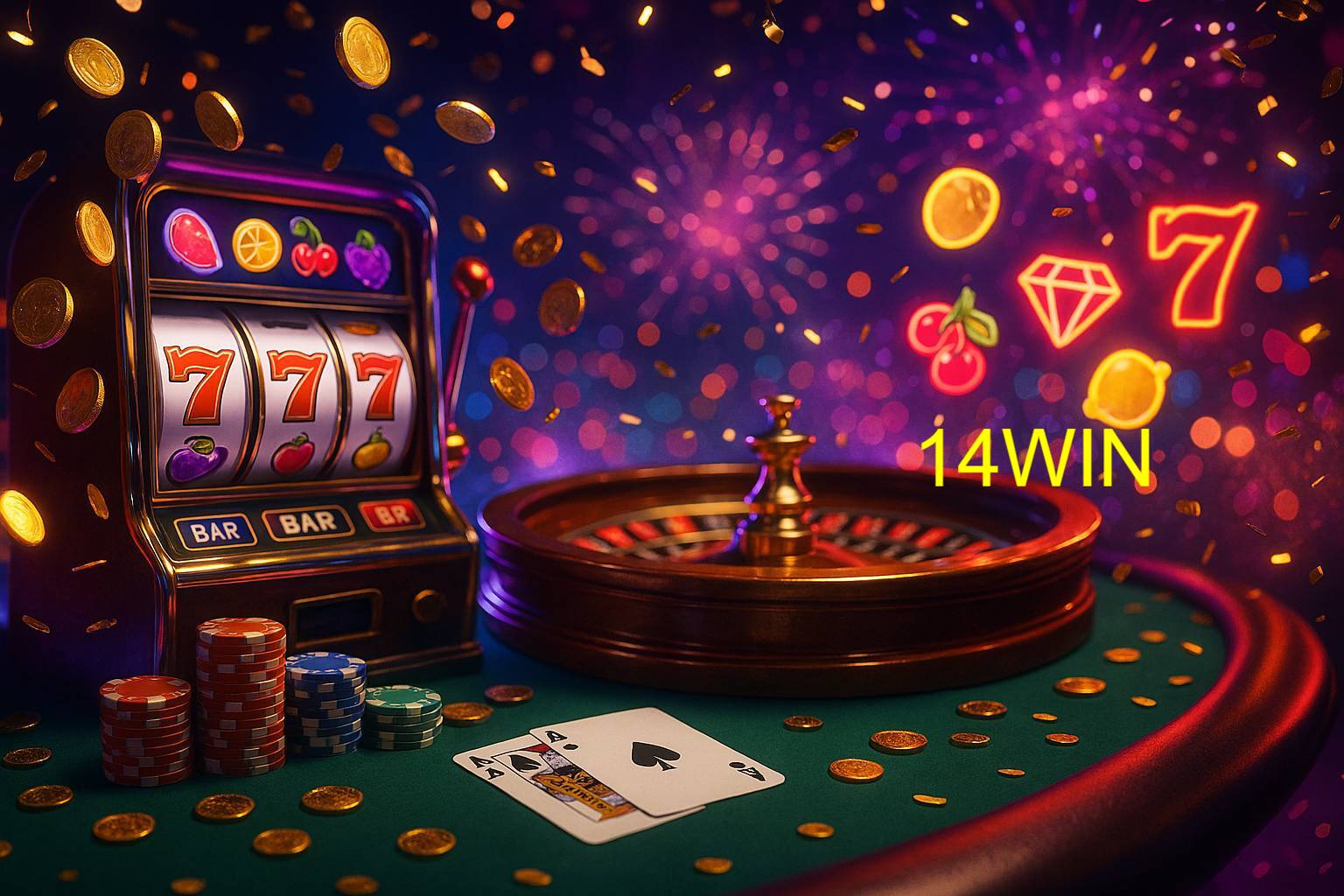 Jogos emocionantes no 14WIN